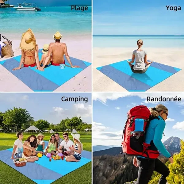 SandiGo Tapis De Plage Anti Sable