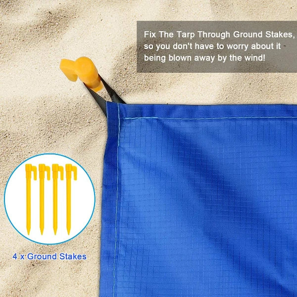 SandiGo Tapis De Plage Anti Sable