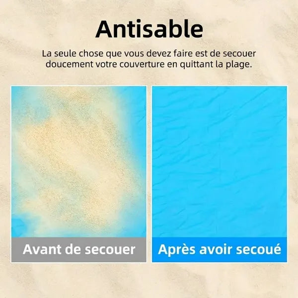 SandiGo Tapis De Plage Anti Sable