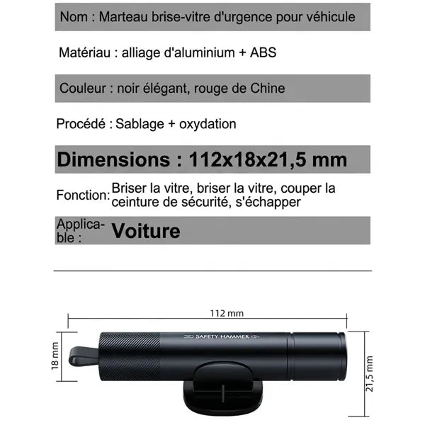 VitreX Brise Vitre Voiture FR01