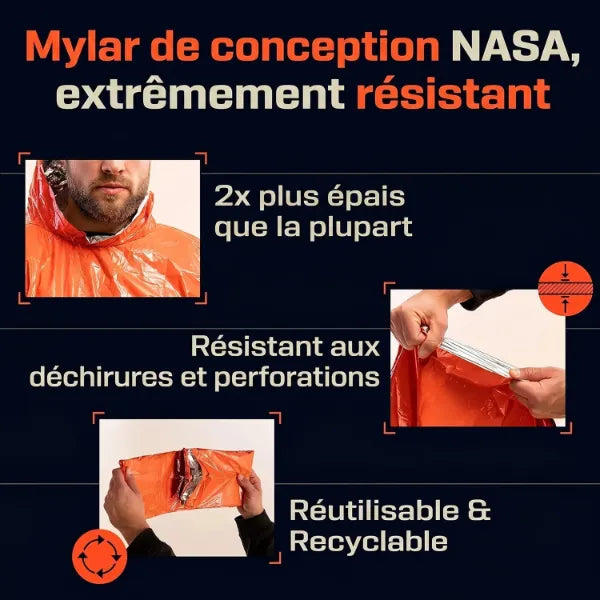 RescueFoil Couvertures De Survie FR01