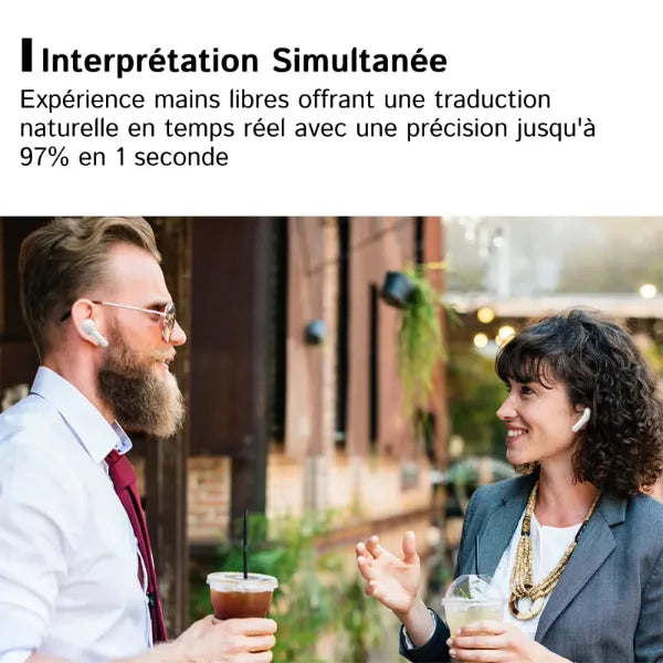 LinguaPods Écouteurs Traducteurs FR4