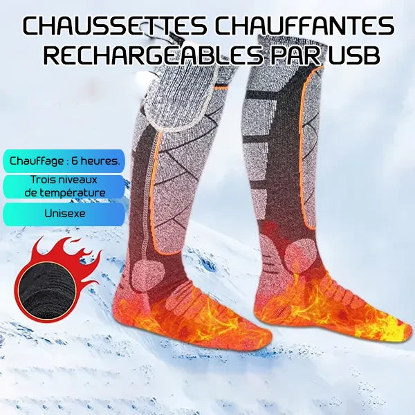HeatSox Chaussettes Chauffantes