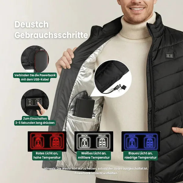 JackHeiz Heizjacke Akku - DE-01