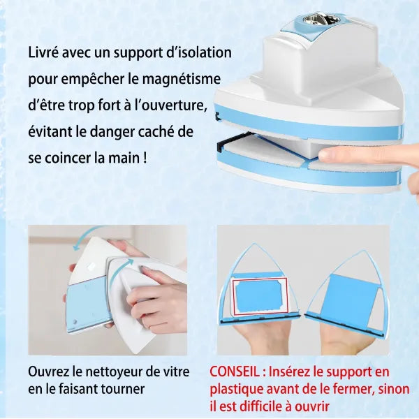 MagniClean Lave Vitre Magnetique FR04
