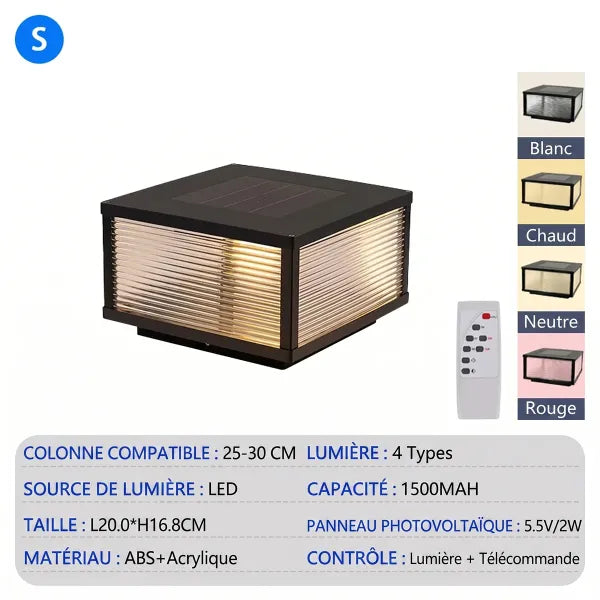 LumiCour Lanternes Solaires Extérieures
