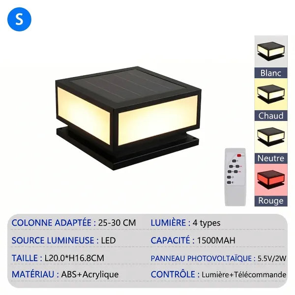LumiCour Lanternes Solaires Extérieures