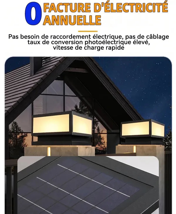 LumiCour Lanternes Solaires Extérieures