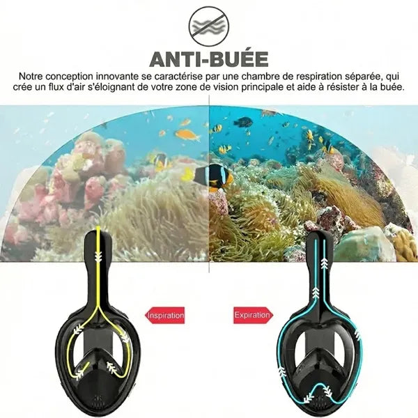 SnorMask Masques de Plongée