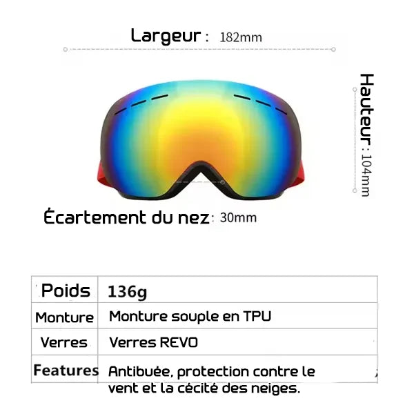 VizoSki Masques de Ski