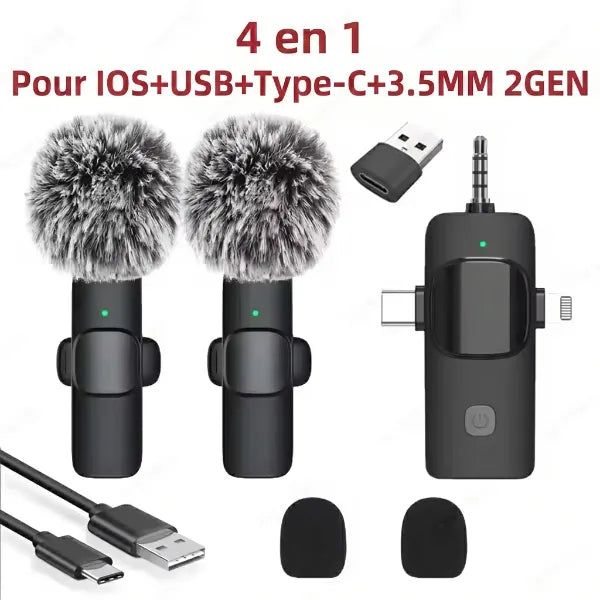 VoxAir Microphone Cravate Sans Fil