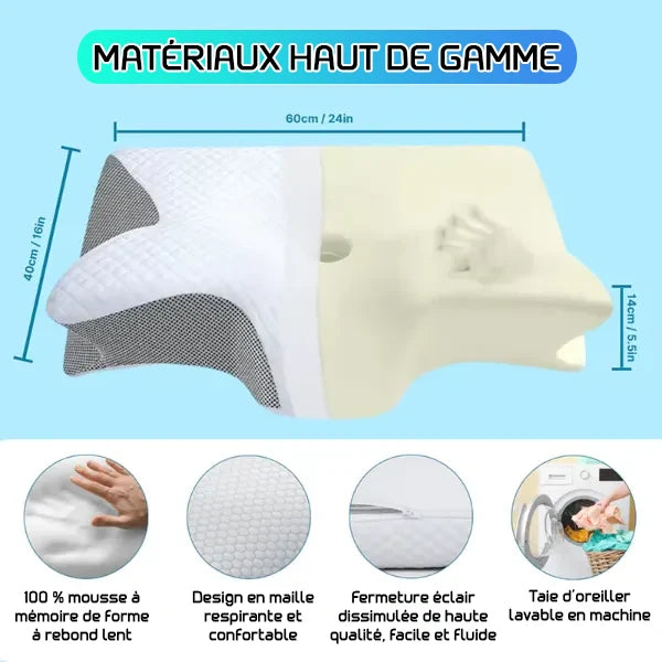 CerviRest Oreillers Ergonomiques