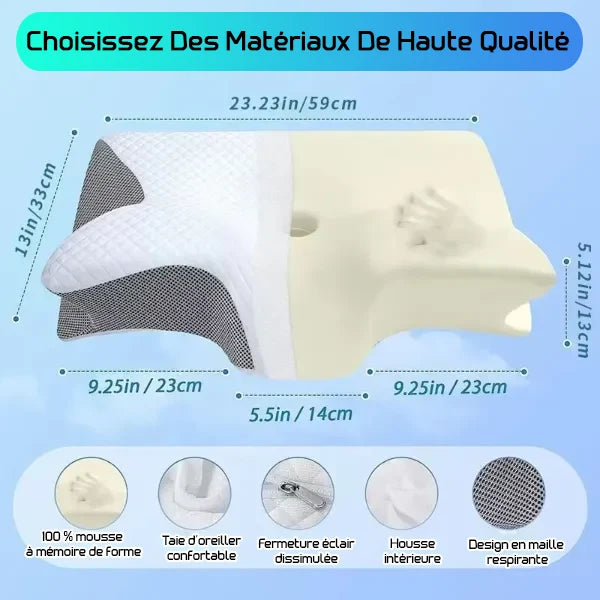 CerviRest Oreillers Ergonomiques