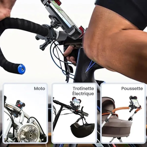 CycloGrip Support Téléphone Pour Vélo