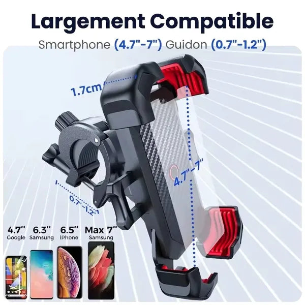 CycloGrip Support Téléphone Pour Vélo