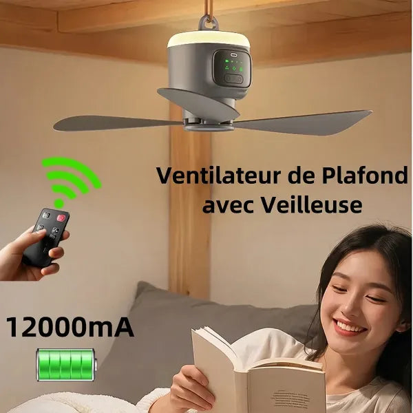 CieloFan Ventilateur De Plafond Sans Fil FR03