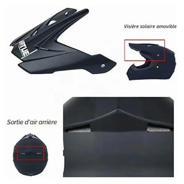 MotoVex Casques Moto FR02